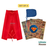 Baby Superhero Theme Costume O200 | NB | Blue Red